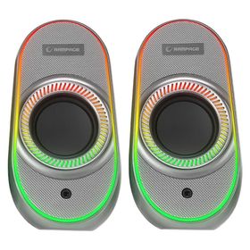 Rampage RMS-X3 2X3W Beyaz RGB Işıklı Gaming Bluetooth Hoparlör