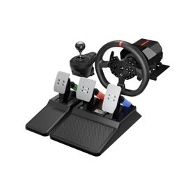 Rampage ROWDY V997 ONLY USB/PC 3 mt Kablolu Direksiyon Pedal Vites Titreşimli Gaming Oyuncu Direksiyonu