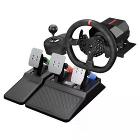 Rampage ROWDY V997 ONLY USB/PC 3 mt Kablolu Direksiyon Pedal Vites Titreşimli Gaming Oyuncu Direksiyonu