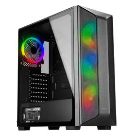 Rampage Sailor Temper Camlı 600w 80 Plus Bronze Siyah 4*12cm Rainbow Fanlı Gaming Oyuncu Kasası