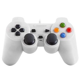 Rampage SG-R602 Beyaz PC-PS3 1.8 mt Kablolu Çift Titreşimli Gamepad