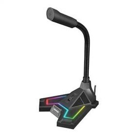 Rampage SN-RMX2 Chatty USB RGB Led Gaming Kulak Üstü Mikrofon