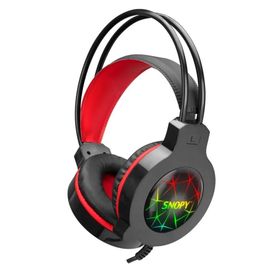 Rampage Snopy SN-GX7 Crazy Siyah USB LED Mikrofonlu Oyuncu Kulaklığı