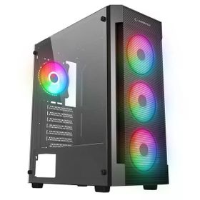 Rampage Vıgılant Mesh 650W 80+ Bronze Rgb Fan Atx Siyah Mıd Tower Oyuncu Bilgisayar Kasası