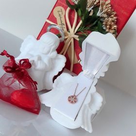 Rams Gümüş Hediye Paketi 1 925 Ayar Kar Tanesi Gümüş Kolye
