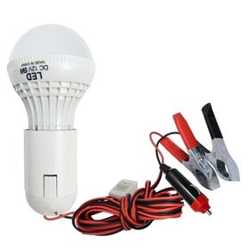 Ranchi RC-12896 12V 5W Beyaz Araç Akü Maşalı Seyyar LED Ampül