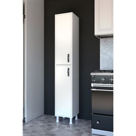 Rani F1 M1 Beyaz 2 Kapaklı 6 Raflı Çok Amaçlı Dolap