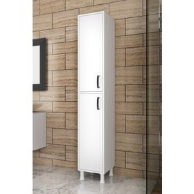 Rani F1 M1 Beyaz 2 Kapaklı 6 Raflı Çok Amaçlı Dolap