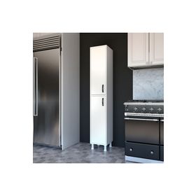 Rani F1 M1 Beyaz 2 Kapaklı 6 Raflı Çok Amaçlı Dolap