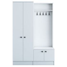 Rani P6 M11 Beyaz Modern Portmanto Ayakkabılık Vestiyer