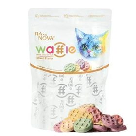 Ranova 60 gr Kediler için Dondurularak Kurutulmuş Etli Waffle