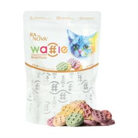Ranova 60 gr Kediler için Dondurularak Kurutulmuş Etli Waffle