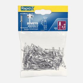 Rapid 3,2x8 mm Alu Poşet 100 Adet Perçin
