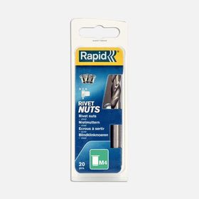 Rapid Çelik Perçin Somun M4 20 Adet Matkap Ucu