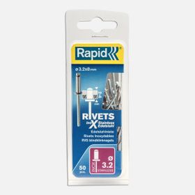 Rapid Perçin 3,2x8 mm Paslanmaz 50 Adet Matkap Ucu