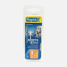 Rapid Perçin 4 x 14 mm Paslanmaz 50 Adet Matkap Ucu