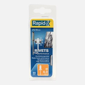 Rapid Perçin 4 x 18 mm Alu 50 Adet Matkap Ucu