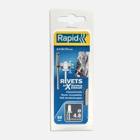 Rapid Perçin 4,8 x 10 mm Paslanmaz 50 Adet Matkap Ucu