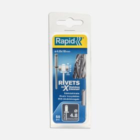 Rapid Perçin 4,8 x 18 mm Paslanmaz 50 Adet Matkap Ucu