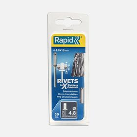 Rapid Perçin 4,8 x 18 mm Paslanmaz 50 Adet Matkap Ucu