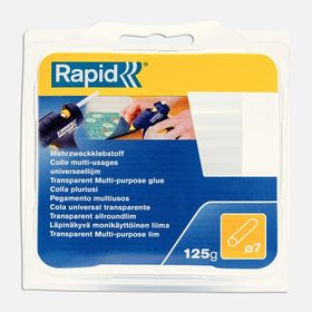 Rapid Şeffaf 125 gr D 7 mm Universal Silikon Çubuk