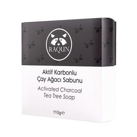 Raqun 110 gr Aktif Karbonlu Çay Ağacı Sabunu