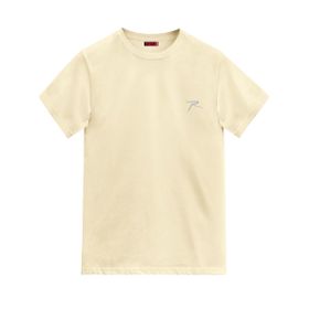 Raru Agnitio Ekru %100 Pamuk Erkek T-shirt