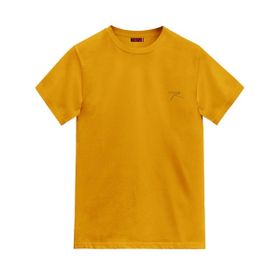 Raru AGNITIO Erkek Pamuklu Hardal Günlük T-shirt