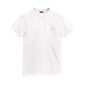 Raru AGNITIO Pamuklu Beyaz Günlük Erkek T-shirt