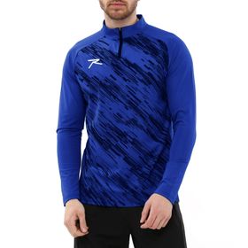 Raru Dıgnus Mavi Erkek Fermuarlı Sweatshirt