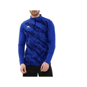 Raru Dıgnus Mavi Erkek Fermuarlı Sweatshirt