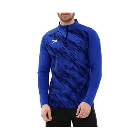 Raru Dıgnus Mavi Erkek Fermuarlı Sweatshirt