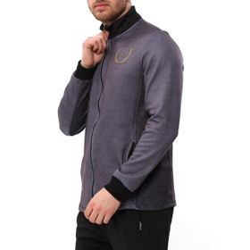 Raru Medusa Gri Erkek Fermuarlı Sweatshirt