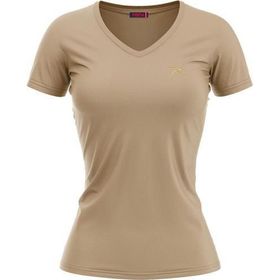 Raru Mulier Bej %100 Pamuk Kadın T-shirt
