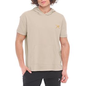 Raru Oculus Gri Erkek Kısa Kollu Sweatshirt