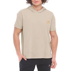 Raru Oculus Gri Erkek Kısa Kollu Sweatshirt