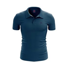 Raru Pius İndigo Polo Erkek T-shirt