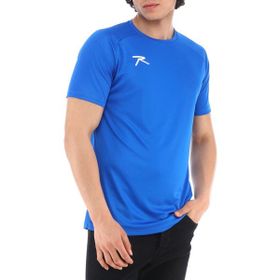 Raru Teamswear Sırca Mavi Krem Beyaz Basic Erkek T-Shirt