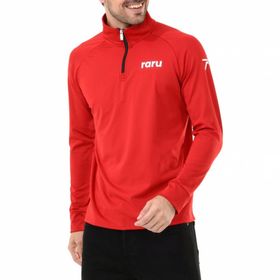 Raru Vita Kırmızı Yarım Fermuarlı Erkek Sweatshirt