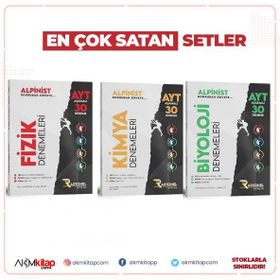 Rasyonel Yayınları - AYT Fizik Kimya ve Biyoloji Deneme Seti 3 Kitap
