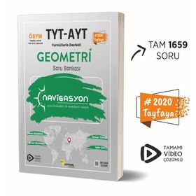 Rasyonel Yayınları Navigasyon TYT-AYT Geometri Soru Bankası