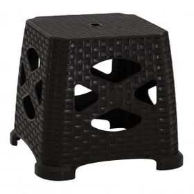 Rattan Elit Kahverengi Küçük Tabure