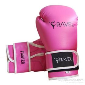 Ravel Fighter Dura-Strong Pembe Boks Eldiveni