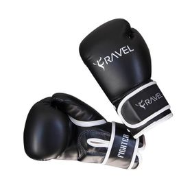 Ravel Fighter Dura-Strong Siyah Boks Eldiveni