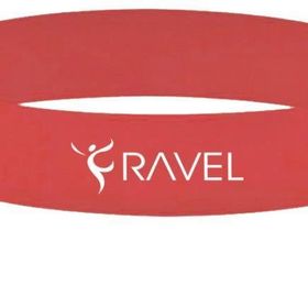 Ravel Kırmızı Latex Aerobik Pilates Direnç Egzersiz Bandı