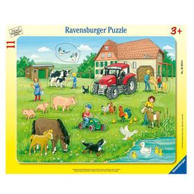 Ravensburger 050246 11 Parça Çerçeveli Köyde Yaz Puzzle