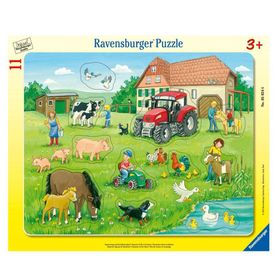 Ravensburger 050246 11 Parça Çerçeveli Köyde Yaz Puzzle
