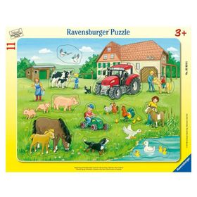 Ravensburger 050246 11 Parça Çerçeveli Köyde Yaz Puzzle