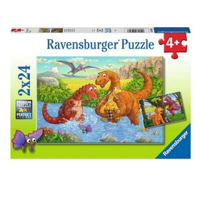 Ravensburger 050307 Dinozorlar 2x24 Parça Puzzle