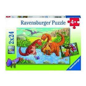 Ravensburger 050307 Dinozorlar 2x24 Parça Puzzle